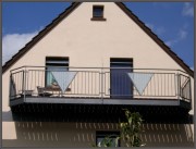 1-teilige Vorstellbalkonanlage